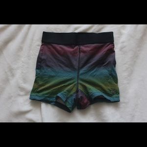 Rainbow Workout Gym or Running Shorts